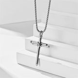 Ristiinnaulitseminen rippiristi 925 hopea